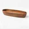 Boat Shaped Salad Bowl Oval Sushi Snack Plate Multipurpose Dried Fruits Serving Tray  Vegetables