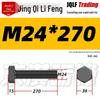 12.9 Grade High-Strength Blackened Hex Bolt M22-M48
