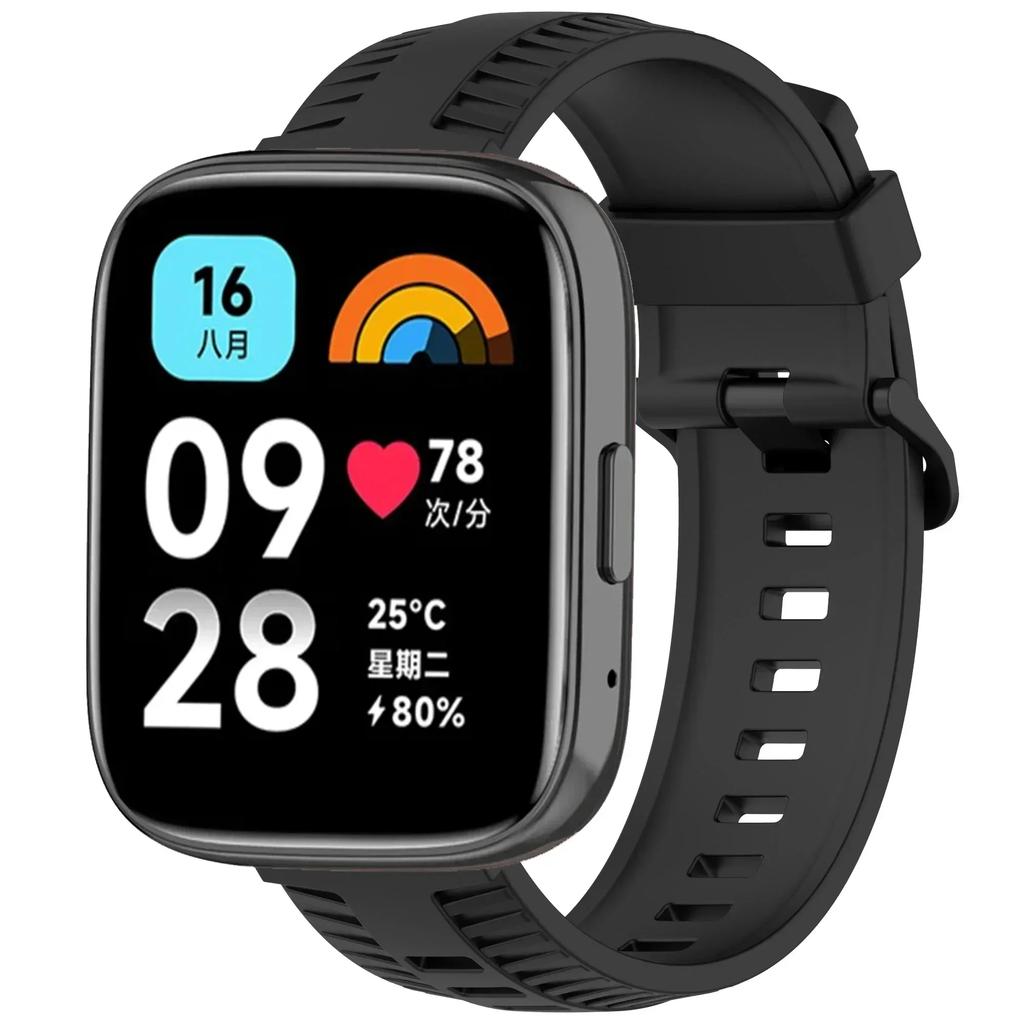 Silicone Strap for Xiaomi Redmi Watch 3 Active/Lite Band Sport Wristband for Redmi Watch 5 Active 22mm Band Bracelet Accessories