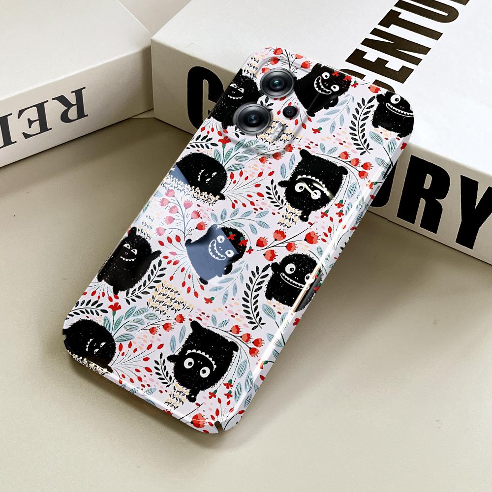 All-inclusive Film Phone Case Cartoon Fashion Design Hard Shell Full Cover Camera Protection Case for iPhone Samsung Xiaomi Poco Redmi