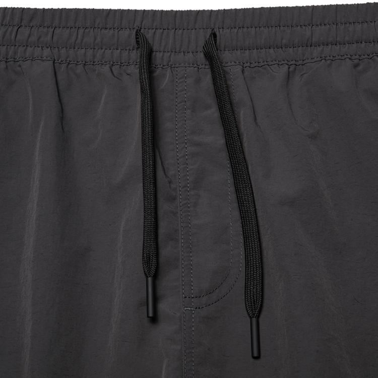 Mizuno Simple Solid Color Comfortable Brand Logo Quick-Dry Casual Cargo Shorts Men Shorts Charcoal-Gray K2CF41D4