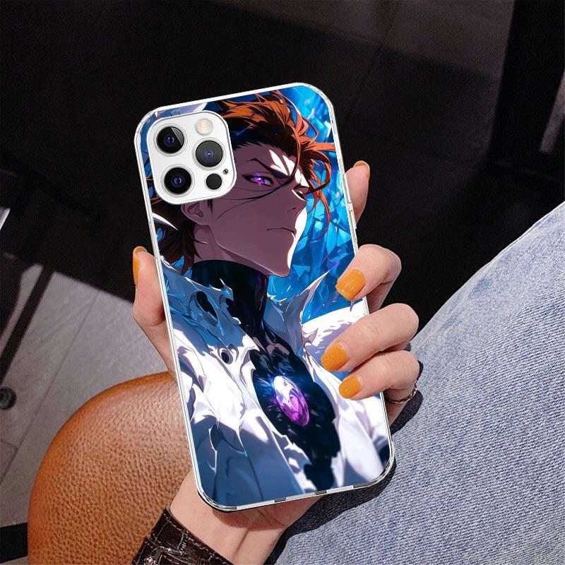 Aizen Sousuke Bleach Phnoe Case for Iphone 17 Air 16 16E 11 12 13 Mini 14 Plus 15 Pro Max 7 8 + SE 2020 Phone Cover Coque 16 15