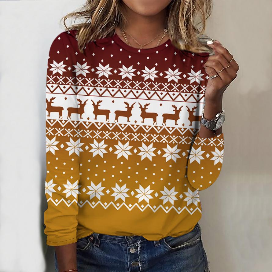 

Жіночі осінні топи з вільним принтом у формі кота, повсякденна футболка з довгим рукавом, блузка XL жовтий