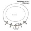 Gothic Cross Adjustable Y2K Belt Waist Chain for Women Vintage Skirt Waistband Body Jewelry Gifts