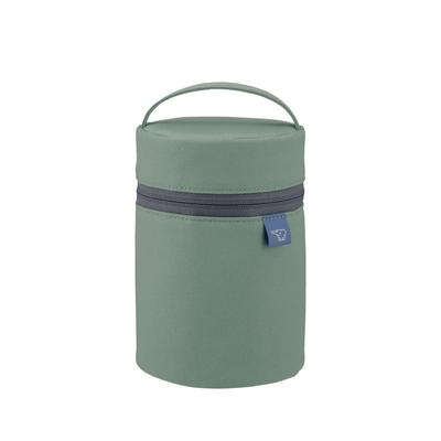 Zojirushi Soppburk Fodral S Storlek (250-400ml) - Förbättrad isolering, Bestickficka, Handtag, Maskintvättbar, Mattgrön SW-PB01-GM