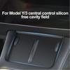 Für Tesla Model 3 Y 2025 2025 2025 Silikon kabelloses LadePad Anti-Rutsch-Matte Staubdichte Lade-Schutzhülle Auto Zubehör