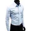 Men's Shirt Button-down Closure Anti-wrinkling Odorless Long-sleeve Button-down Shirt for Daily Life