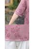2026 Elegant Chiffon Blouse: Chinese Style Summer T-Shirt for Middle-Aged and Elderly Women