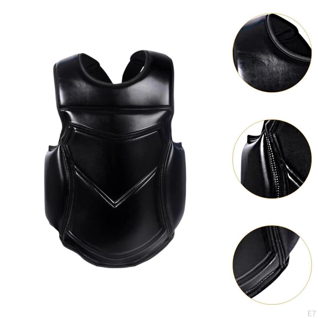 Chaleco Pechero para Karate Protector con Almohadilla Protectora Corporal de Boxeo