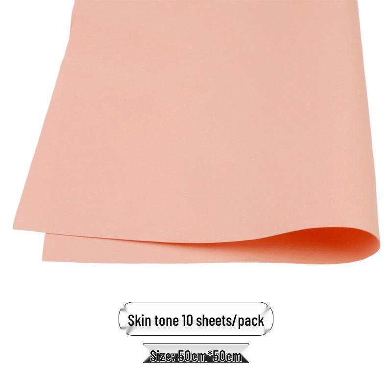 Colored Foam Paper Pack - 10 Sheets, 10 Colors - for Crafting & Origami