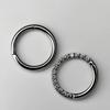 G23 Titanium Nose Ring 14G 16G 18G 20G Hinged Segment Cartilage Tragus Earring Helix Daith Hoops Septum Clicker Piercing Jewelry