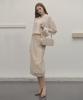 Clave Kelly Cream White Shoulder Bag