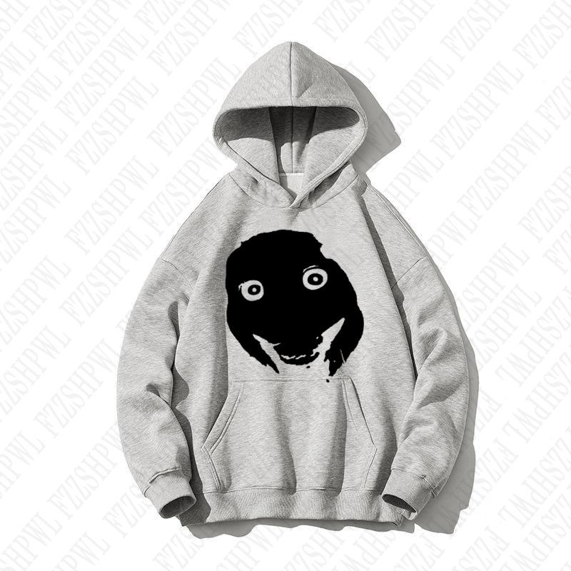 Fashion Kawaii Aesthetics Graphic Print Y2K Hooded Sweatshirt Hip Hop Punk Loose Long sleeve Top Rock Goth Vintage Chic Pullover