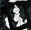 Anime Jujutsu Kaisen Gojo Satoru Six Eyes Black TShirt