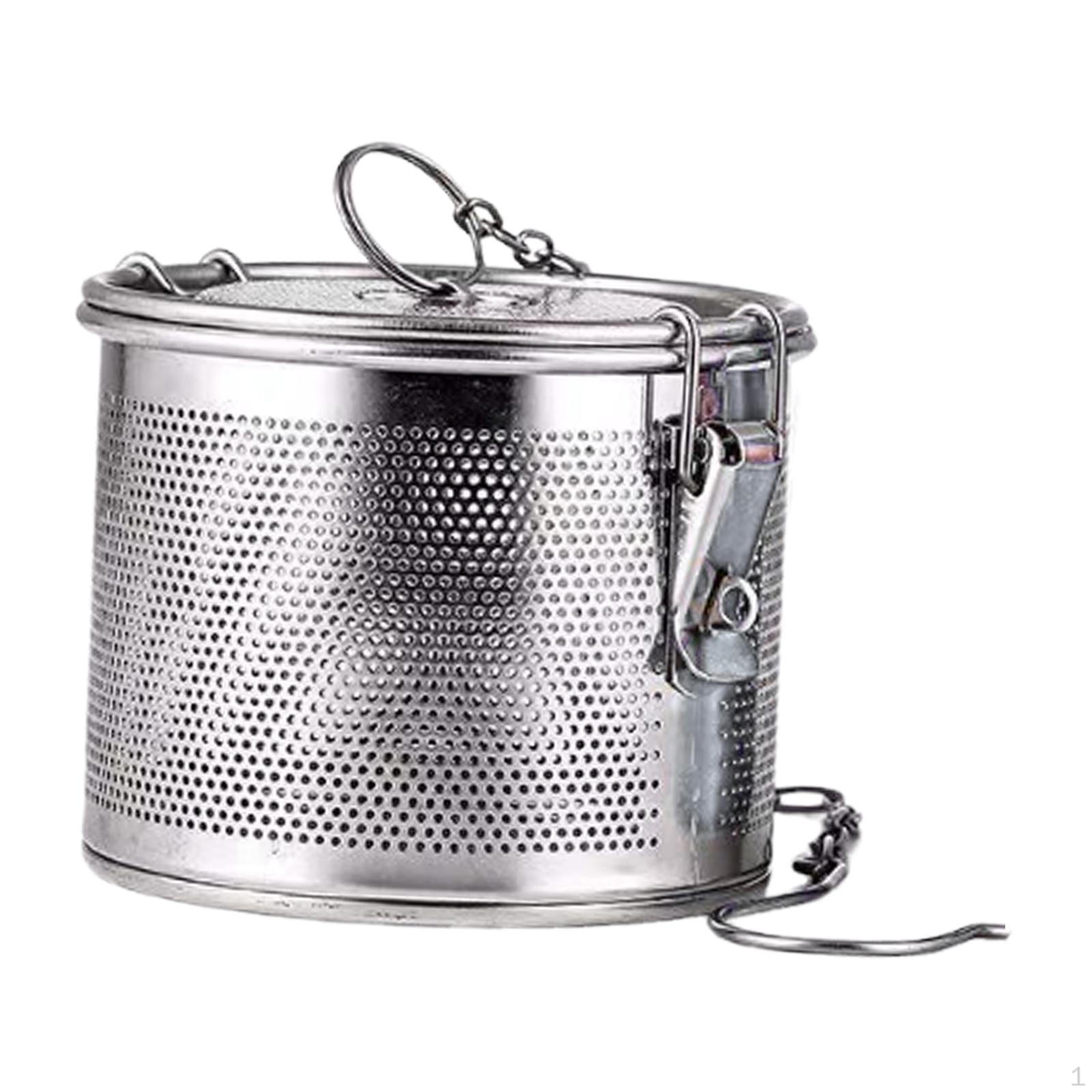 

Заварник для листового чая с цепочным ситечком для дома 12x9.5cm