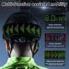 LED-Helm-Bildschirm mit Blinkern, Tachometer, programmierbare APP-Musteranzeige, wasserdicht, Nacht-Fahrrad-Motorrad-Fahrradhelm-Rücklicht