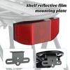 1 Conjunto Refletor de Bicicleta Alta Visibilidade Kit Refletores Dianteiro e Traseiro para Bicicleta Refletor de Alerta de Segurança para Ciclismo para Exterior