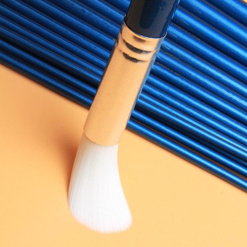 JOWOART 15-teiliges weißes Nylonhaar-Aquarellpinsel, Birkenholz, lange Stange, zum Malen, für Kunst, Malerei, runder Kopf, Gouachepinsel, Künstlerwerkzeug