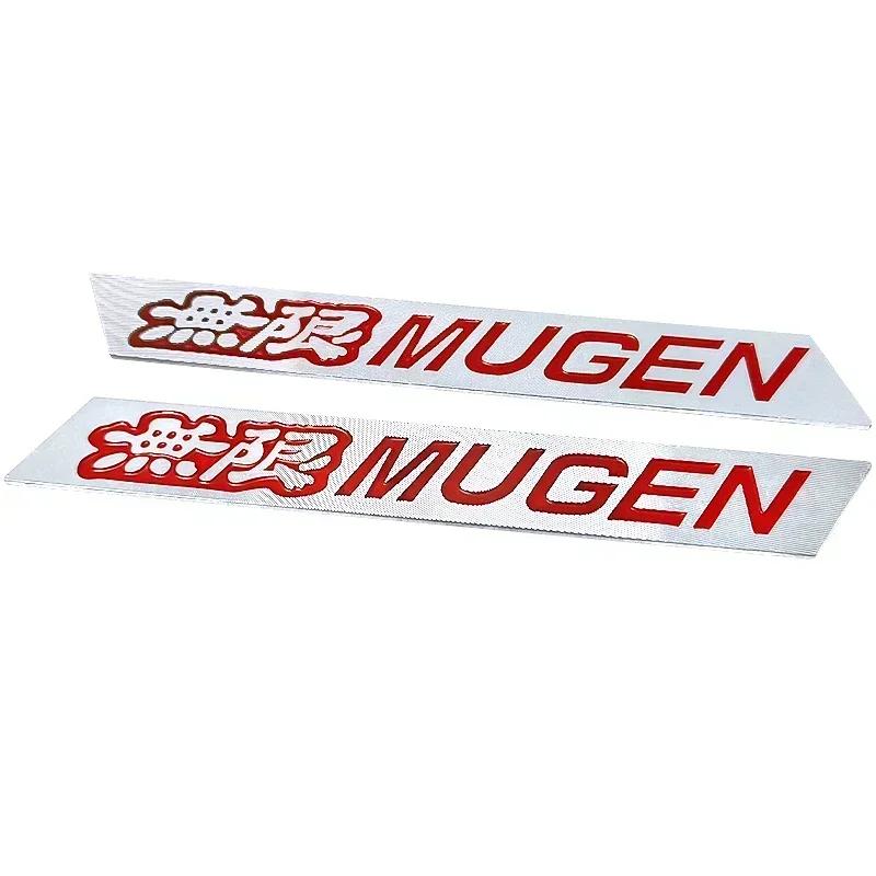 

2PCS Metal Mugen Logo Car Rear Trunk Emblem Fender Badge Sticker Decals for Honda Jazz Pilot Civic Accord City FIT CRV HRV красный