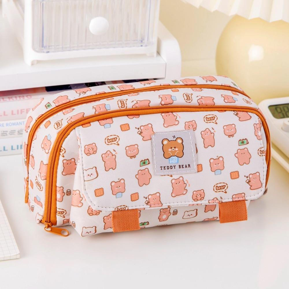 

Пенал для животных большой вместимости, органайзер для ручек, прочный мешок для хранения канцелярских принадлежностей, студенческий Style 1