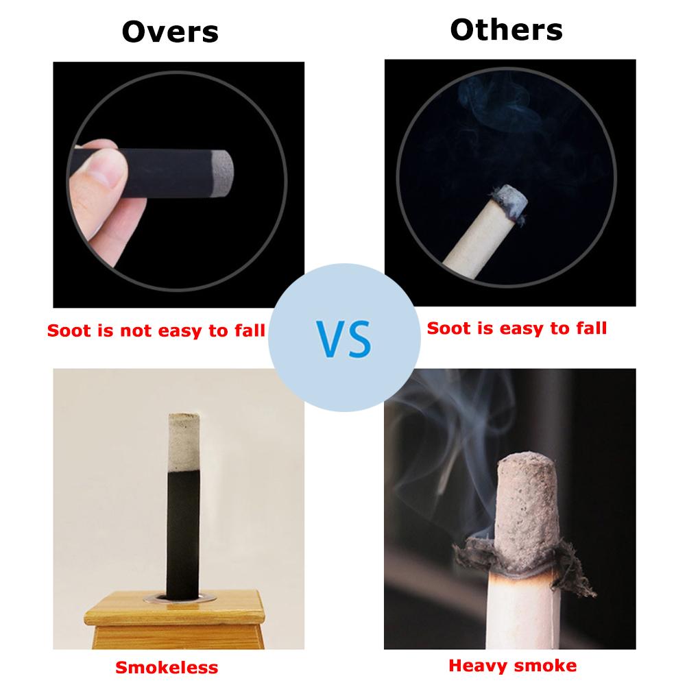 

10 шт. коробка бездымные мокса-роллы палочки для прижигания снимают боль традиционные полоски полыни чёрный