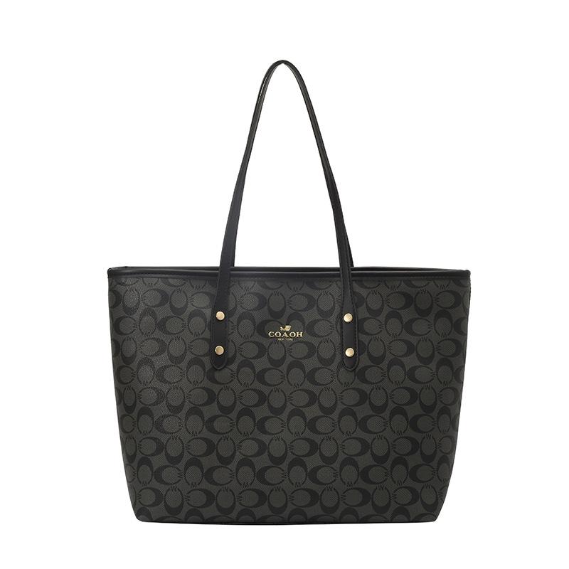 Women's Classic Floral Tote: Large Capacity, Fashionable Print, Versatile Shoulder or Underarm Bag