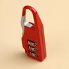 Travel Resettable 3 Dial Digit Combination Lock Padlock for Suitcase Luggage