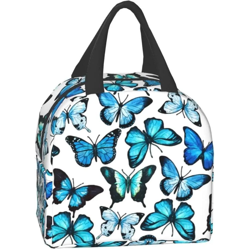 

Розовый красочный бабочка изолированный ланч-бокс портативные ланч-боксы для девочек и женщин многоразовый герметичный ланч-бокс пикник путешествия работа 22x20x13CM армия зеленый