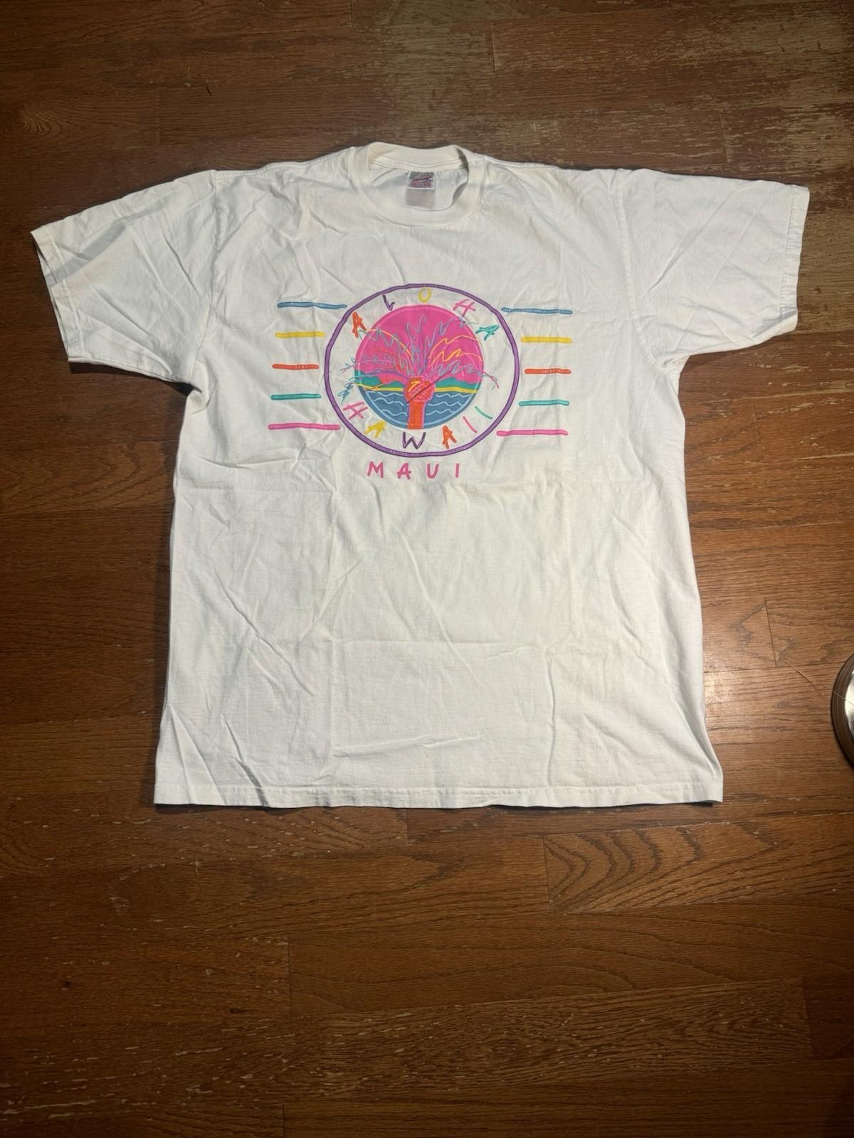 90s Vintage Aloha Hawaii Graphic Tee XL