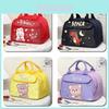 Cartoon Large Capacity Lunch Bag For Students With Insulated Design And Cute Pattern