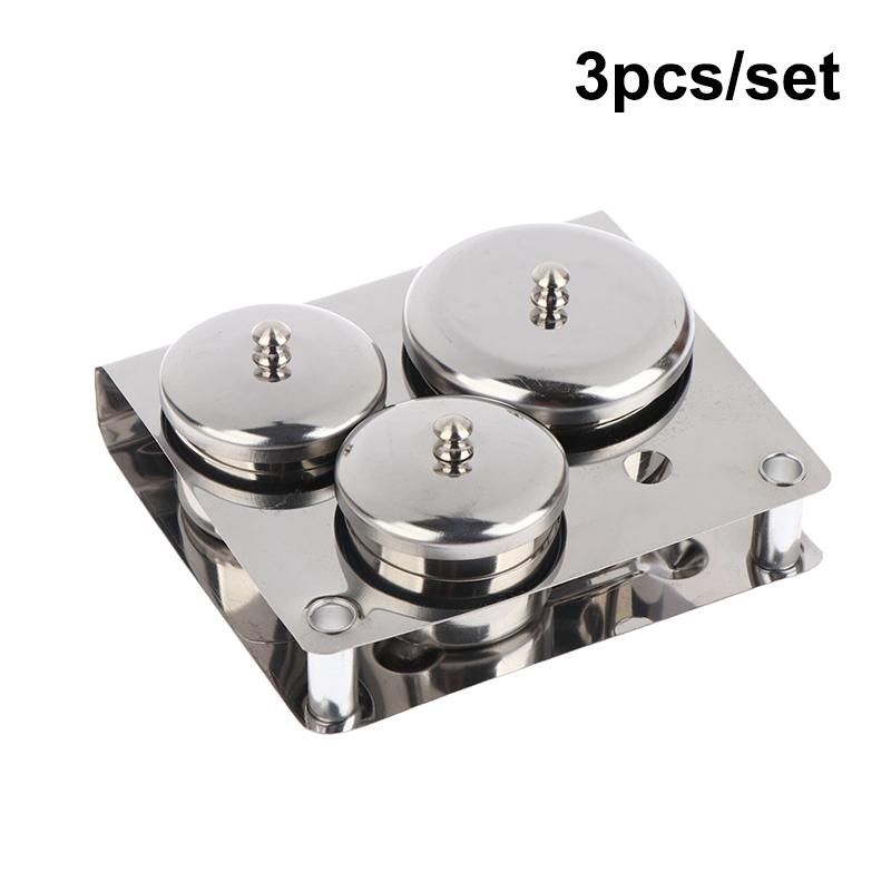 

Набор из 3/5 шт. стальных стаканчиков Даппен для салона, маникюра, акриловой пудры, жидкости, органайзер, поднос, инструменты для нейл-арта