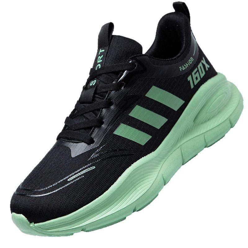 Large Size Men's Shoes Spring and Autumn Trendy Breathable Couple's Sports Shoes Casual Versatile Light and Comfortable Mesh Student Shoes