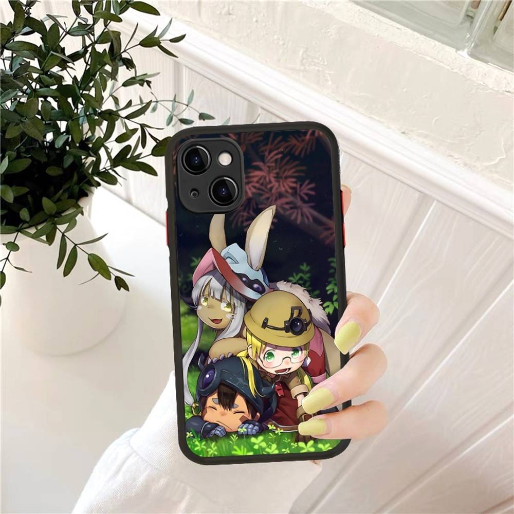 Made in Abyss Anime Phone Case for iPhone 14 11 12 13 Mini Pro Max 8 7 Plus X XR XS MAX Translucent Matte Cover