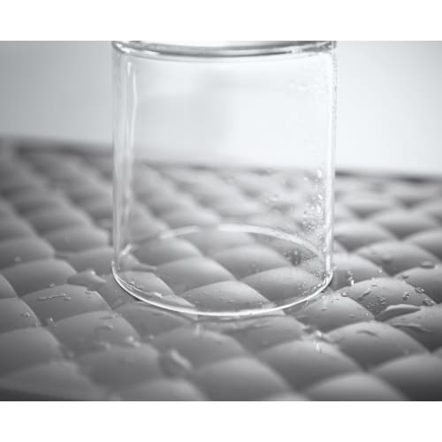KOHLER Folding Wire Glass Holder or Drying Rack, Folds Up to 1.25 Inches, Holds Up to 6 Glasses, Charcoal