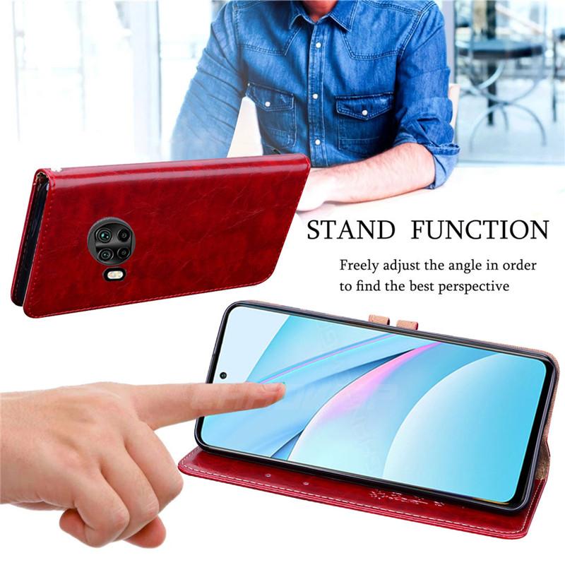 Leather Wallet Flip Case For Xiaomi POCO X3 NFC M3 Redmi Note 9 9S 8T 8 7 Pro Max 9A 9AT 9C NFC Mi 10T Lite Pro Mi10T 5G Soft Wallet Book Cover Fundas