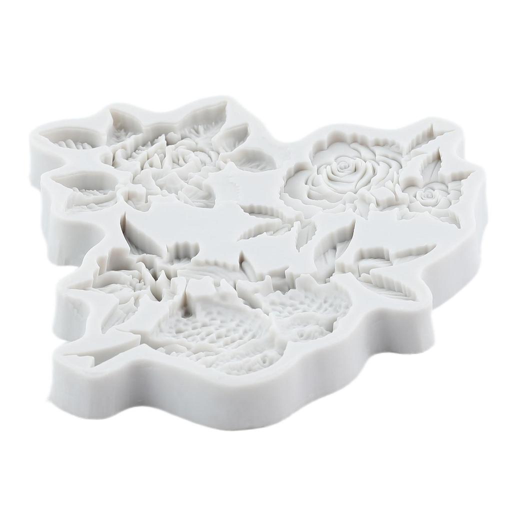 Magpie Silicone Mold Flower Twigs Fondant Molds Cake Decorating Tools Cupcake Topper Candy Resin Clay Chocolate Gumpaste Mold