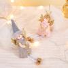 Weihnachtsengel Dekoration, Weihnachtsengel Puppe Dekoration, Festliche Hängeornamente mit Hirschgeweih, Geeignet für Kamin, Wohnzimmer, Schlafzimmer
