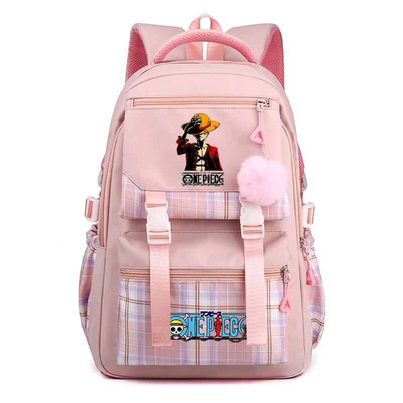 

Аніме One Piece Classic Female Kawaii Bag Supplies Канцтовари Teenager Back To School Повсякденний рюкзак Дівчина Хлопець Студент Чоловік Жінка Дорожня сумка для походів