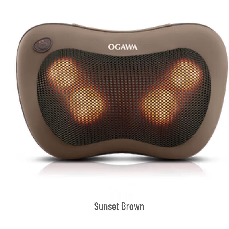 OGAWA Перезаряжаемая массажная подушка с подогревом для шеи и спины