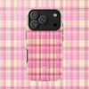 Clmj Checkered Phone Case For Samsung Galaxy A56 A36 A26 S26 S25 S24 S23 S20FE Ultra Plus 4G 5G Luxury Double-layer Back Cover