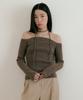 LUCIR ZU Wool Upper Strap Knit (Brown)