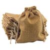 Dice Bag, 10pcs 93mm*125mm Jewellery Bags Burlap Pouch with Drawstring for Jewellery Tarot Dice Gift Packaging Bags