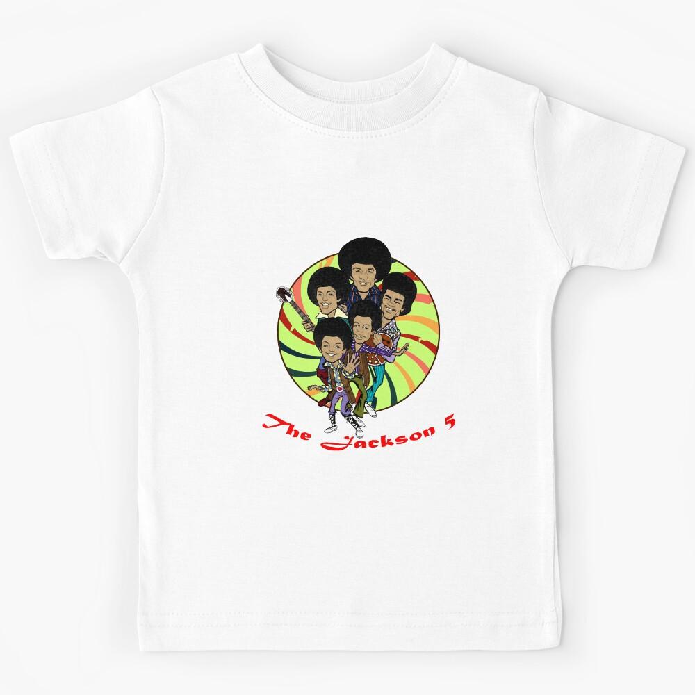 The Jackson Five 60s Cartoon Retro Vintage Style Classic T-Shirt Kids T-Shirt 170