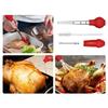 1pc Silicone Turkey Seasoning Pump Turkey Needle Barbecue Tool Silicone Drip Oil Seasoning Tube with Cleaning Brush