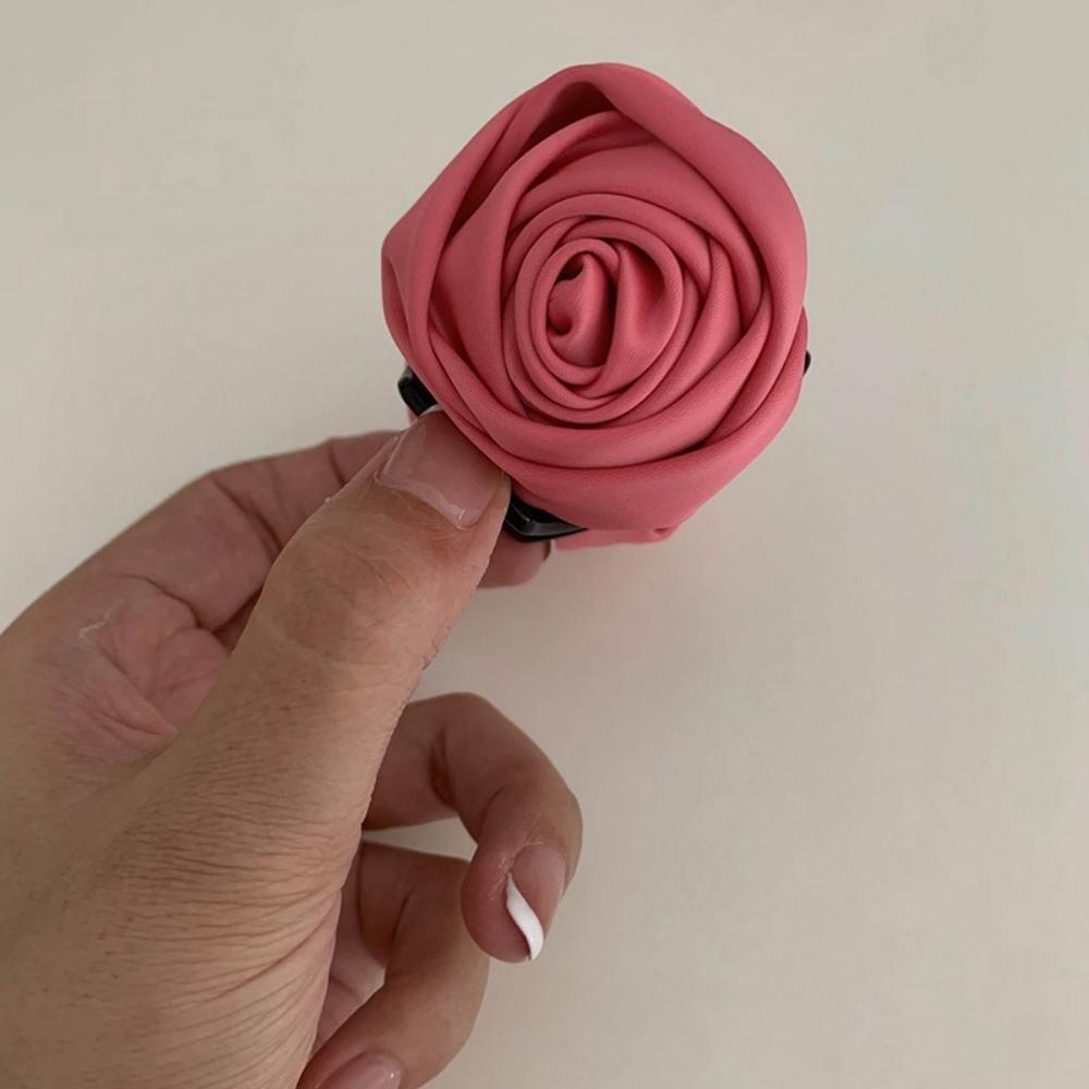 French hair grab simple retro hairpin back head disc hair Korean rose grab clip hair accessories