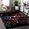1pc American Eagle Flag Art Carpet Rug for Bedroom Living Room Decor Sofa Home Game Area Rug Non-slip Floor Mat. D7220178