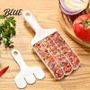 Multipurpose Food Shaper Meatball Maker Tool with Pusher 3/4 Compartments Design Grade PP Nonstick Scoop Non Stick Spoon Efficient Mold for Kitchen