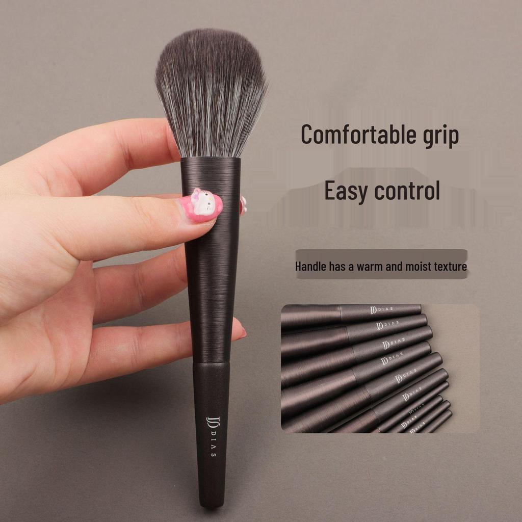 10-Piece Soft Bristle Makeup Brush Set: Powder, Blush, and Eyeshadow Brushes