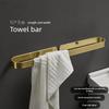 Badezimmer Handtuchhalter Wandmontage Handtuchhaken Gebürstetes Gold Handtuchständer Ablagegestell Regal 30cm/40cm/50cm Badezimmer Zubehör