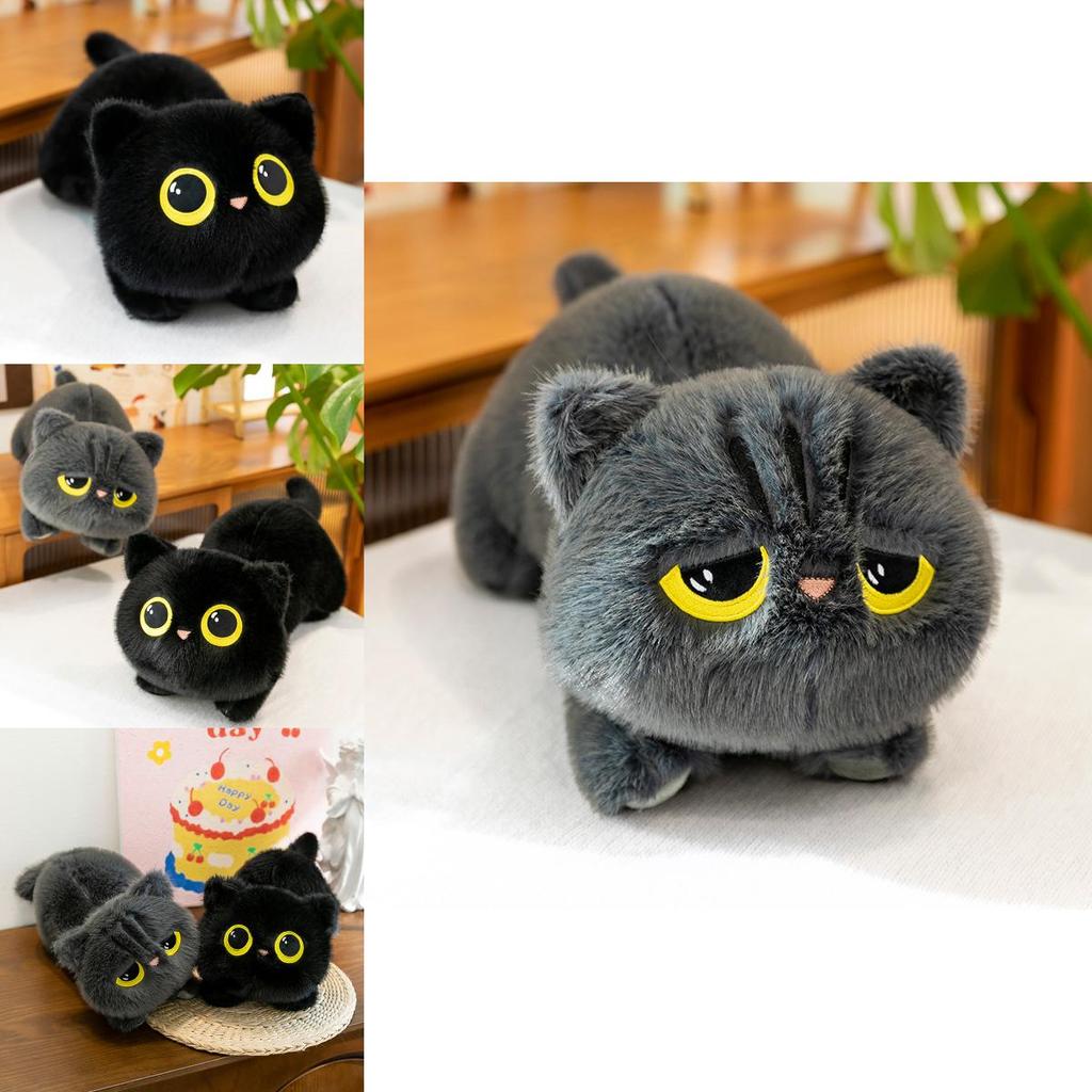 Plush Cat Toy With Pp Cotton Filling For Kids Bedroom Decor